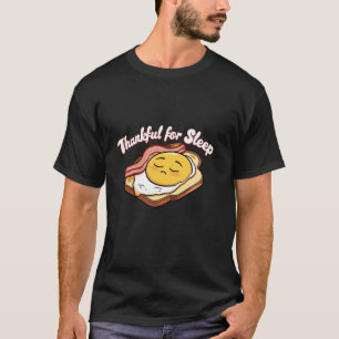 Camiseta Bebê Dormindo Café da Manhã Cozido Fofo