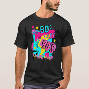 Camiseta Bebê dos Anos 80 Feito nos Anos 90 Retro Anos 1980
