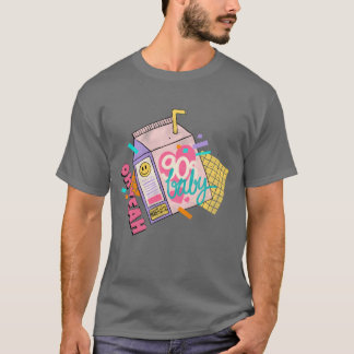 Camiseta Bebê dos anos 90 engraçado