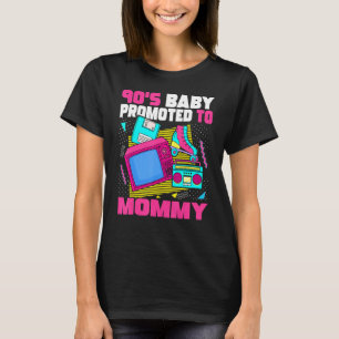 Camiseta Bebê Dos Anos 90 Promovido À Mamãe Bebê Estético D