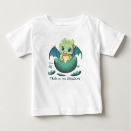 Camiseta Bebê Dragão, 2024 Ano do Dragão, Anime Kawaii