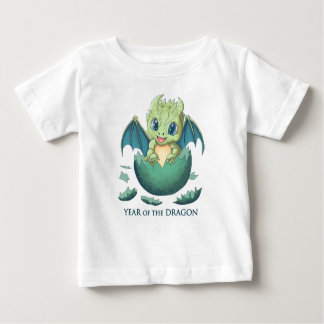 Camiseta Bebê Dragão, 2024 Ano do Dragão, Anime Kawaii