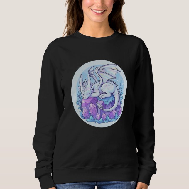 Camiseta Bebê Dragão Pastel Adormecido (Frente)