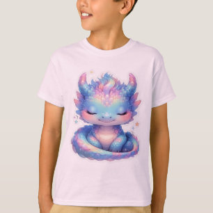 Camiseta Bebê Dragão Pastel Fofo