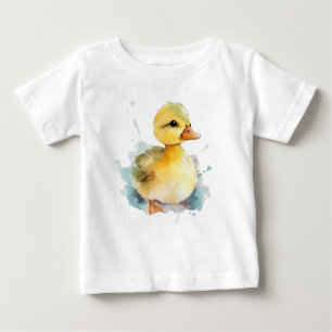 Camiseta Bebê Duck Watercolor