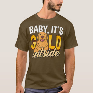 Camiseta Bebê é Dourado fora Surpresa para Amantes Ouros