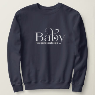 Camiseta Bebê É Frio Fora da Camisola Básica
