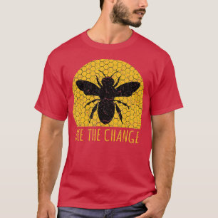 Camiseta Bebê ele muda a consciência das abelhas Beewax Hiv