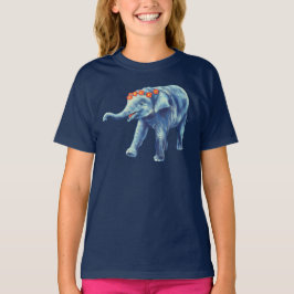 Camiseta Bebê Elefante - Garota Bonita