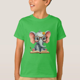 Camiseta Bebê Elefante Sábio