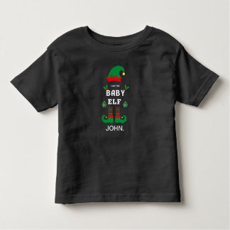 Camiseta Bebê elf que corresponde ao nome de roupa de natal