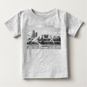 Camiseta Bebê em Escala de Cinza Chicago Buckingha