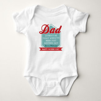 Camiseta Bebê engraçado Onsie para o dia dos pais