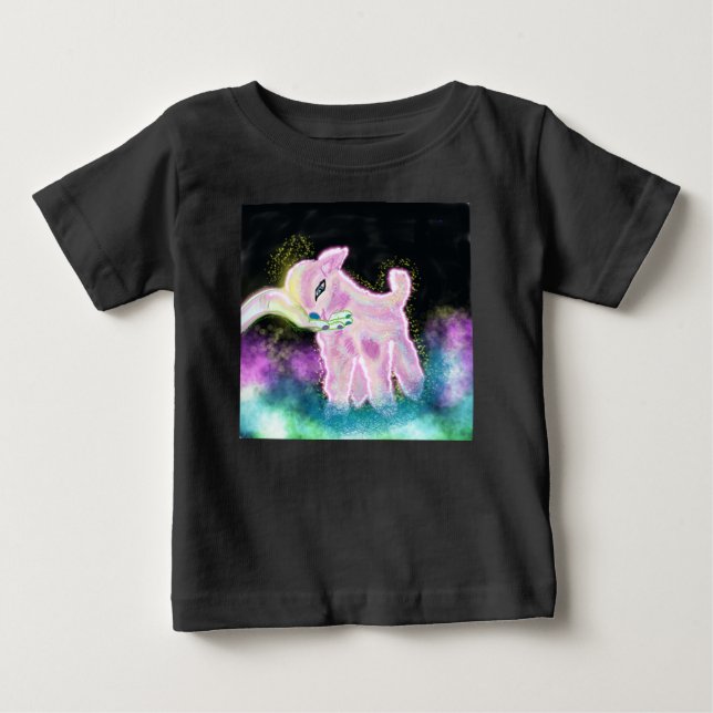 Camiseta Bebê Espaço Capturado Bebê T (Frente)