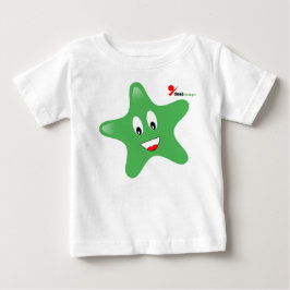 Camiseta Bebê Estrela Brilhante