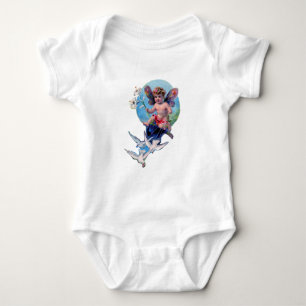 CAMISETA BEBÊ FAIRY COM DOVES