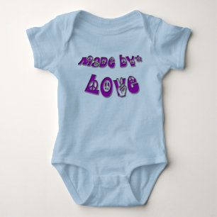 Camiseta Bebê feito do amor do by*