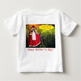 Camiseta bebê. Feliz Ragdollcat/littlere no Dia da Mãe