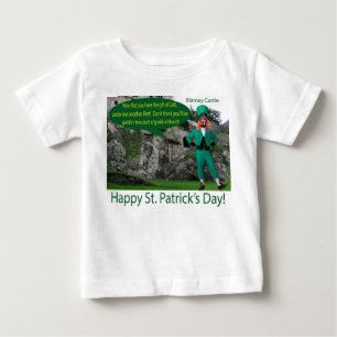 Camiseta bebê. Feliz Rua. Dia de Patrick.