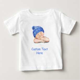 Camiseta Bebê feliz sorridente e bonito - Personalizar