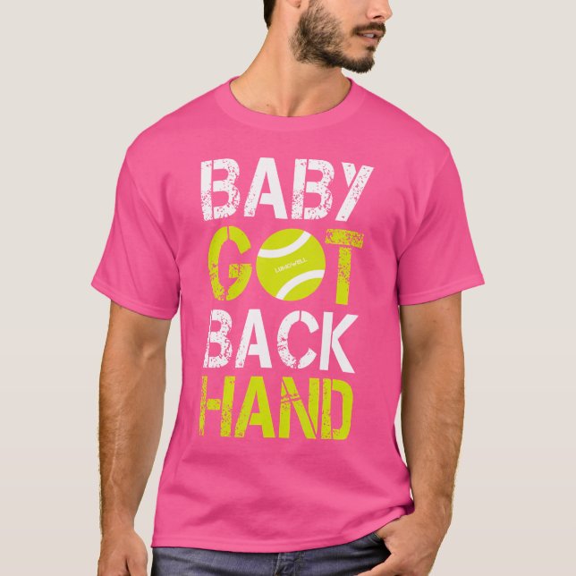 Camiseta Bebê ficou com Tênis engraçado (Frente)
