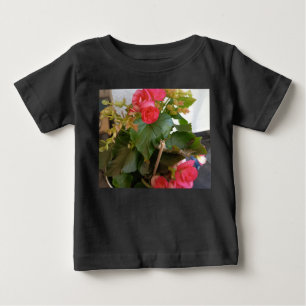 Camiseta Bebê Flores Coloridas de Primavera
