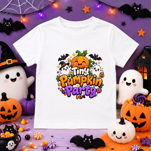 Camiseta bebê fofinho da festa da abobrinha