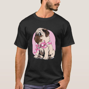 Camiseta Bebê Fofinho Pug Amor ao Papai Mamãe Menino Menina
