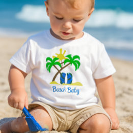 Camiseta Bebê Fofo da Praia