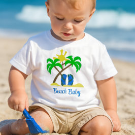 Camiseta Bebê Fofo da Praia