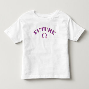Camiseta bebê futuro de Q