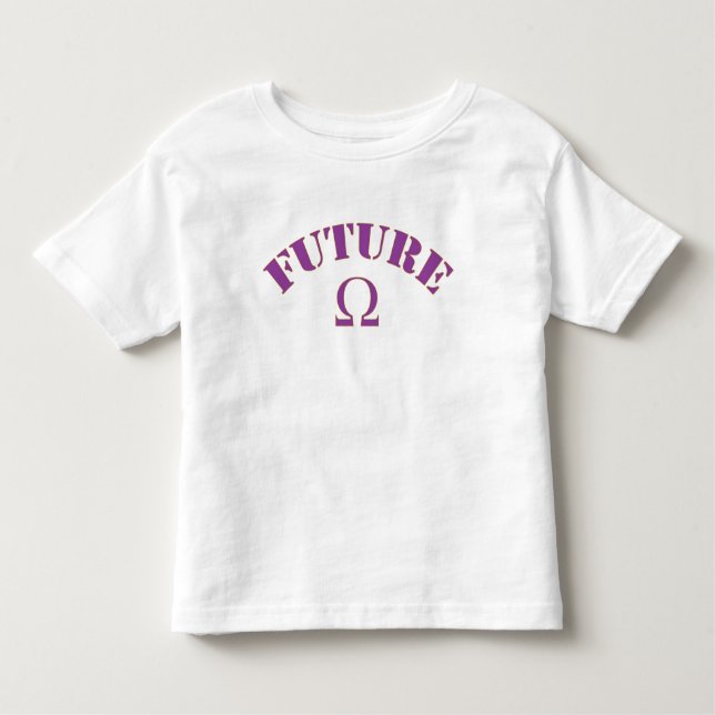Camiseta bebê futuro de Q (Frente)
