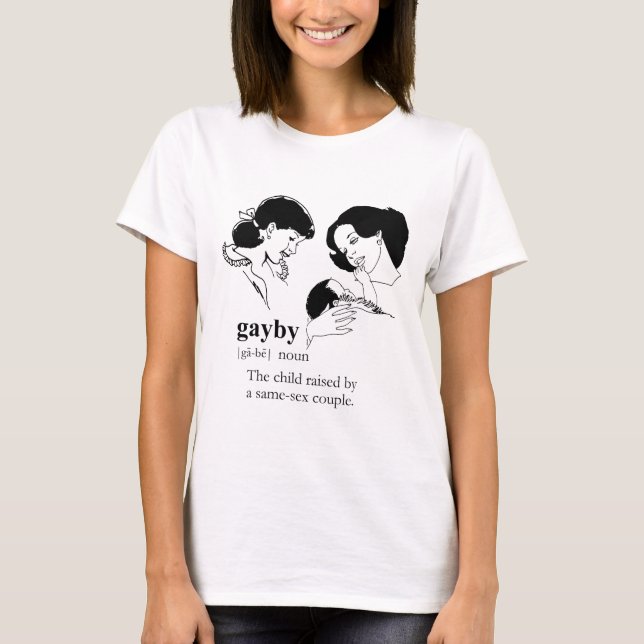 Camiseta BEBÊ GAY (Lésbica) (Frente)