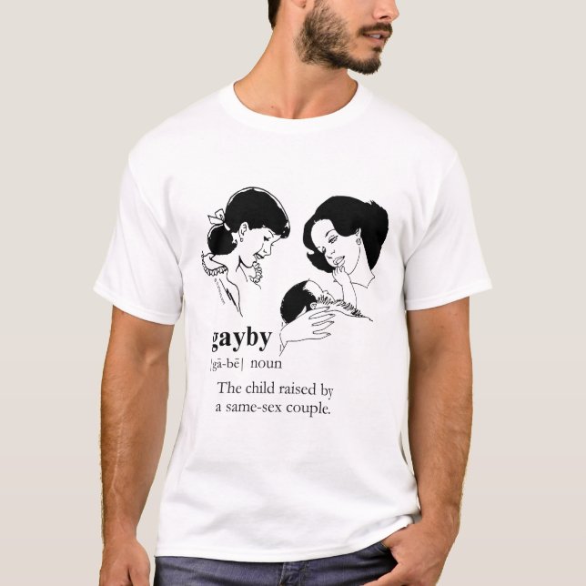 Camiseta BEBÊ GAY (Lésbica) (Frente)