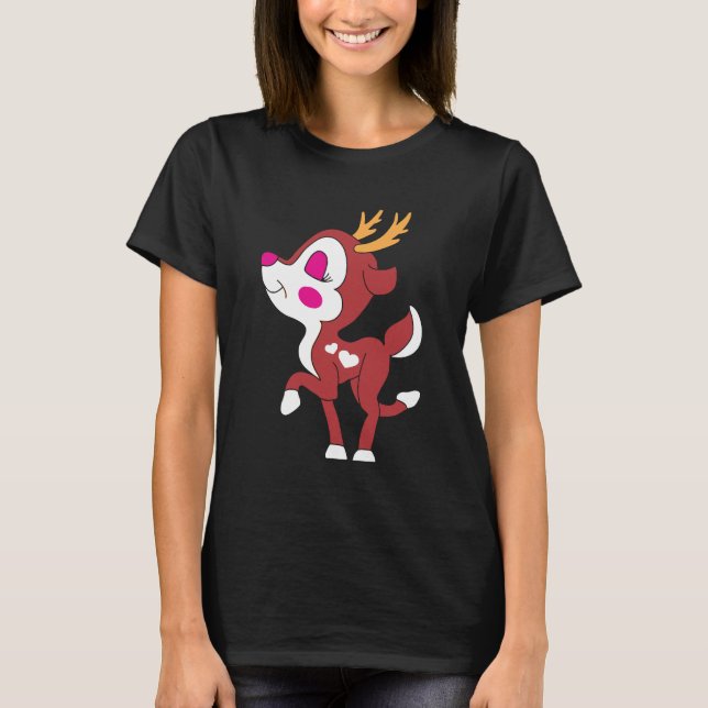 Camiseta Bebê Gazela Doce (Frente)