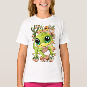 Camiseta Bebê Geckos Personagens de desenho animados