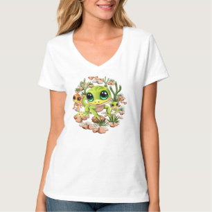 Camiseta Bebê Geckos Personagens de desenho animados