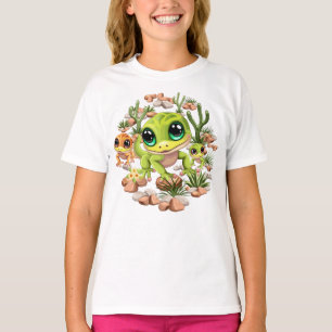 Camiseta Bebê Geckos Personagens de desenho animados