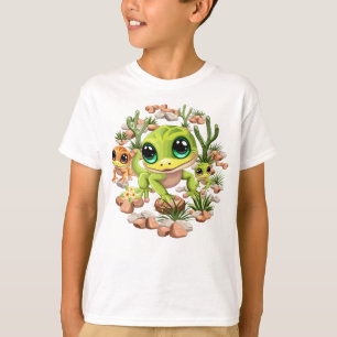 Camiseta Bebê Geckos Personagens de desenho animados