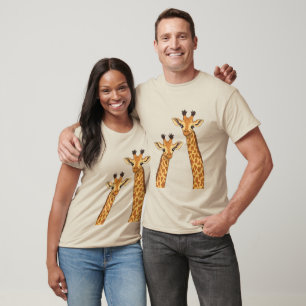 Camiseta Bebê Girafa Fofa