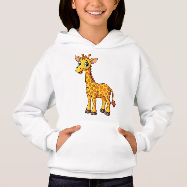 Camiseta Bebê Girafa Fofo Cartoon-35281 (Frente)