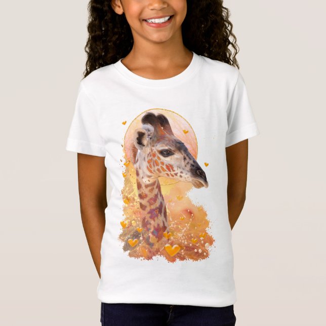 Camiseta Bebê Girafa "QUANDO ÉRAMOS JOVENS" (Frente)