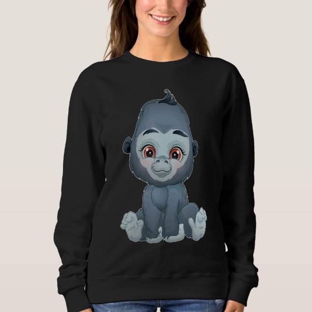 Camiseta Bebê gorila açucarado (Frente)
