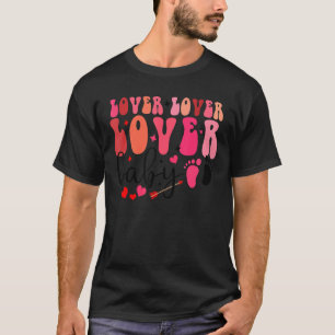 Camiseta Bebê Grávida Grávida Dia de os namorados Gravidez