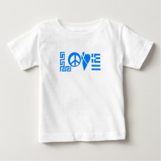 Camiseta Bebê grego do amor