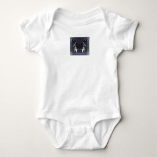 Camiseta Bebê HAMbWG - Orgânico feminino - Borboleta Azul