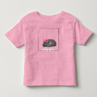 Camiseta Bebê Hipopótamo Pigmeu - Boa Noite Pequena Princes