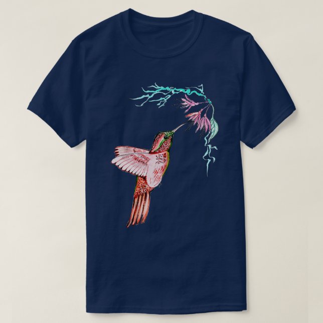 Camiseta Bebê Hummingbird Lindos Pássaros (Frente do Design)