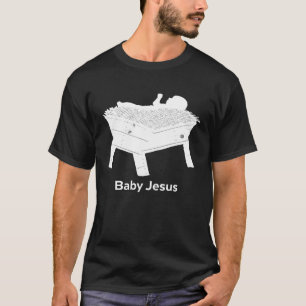 Camiseta Bebê Jesus Vive Natividade Jogo Natal