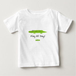 Camiseta bebê kids jogo croco 